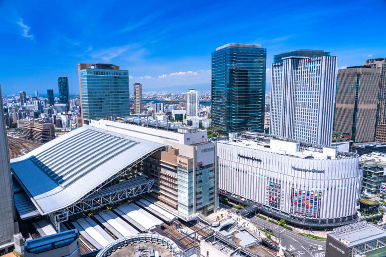 大阪中心街・都市風景